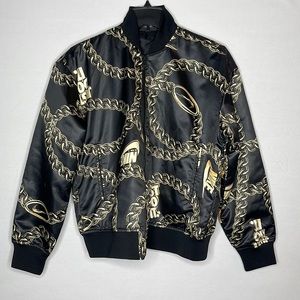 NIKE chain bomber jacket